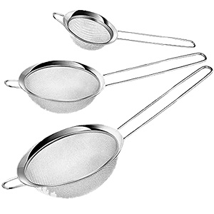 Colador acero doble manija 8 cm. - 8230